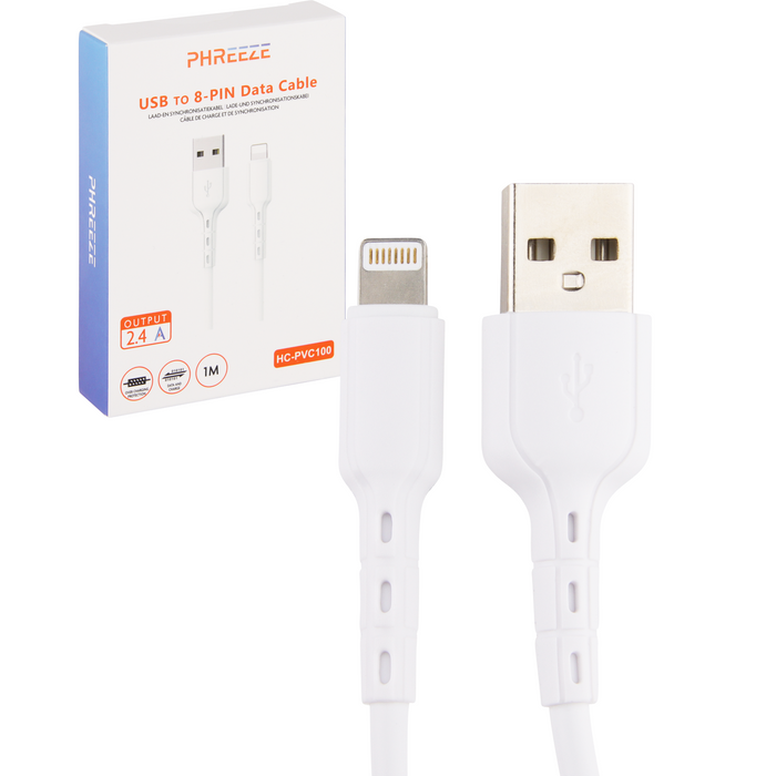 Phreeze iPhone Oplader Kabel - Extra Sterk met Snellaadfunctie