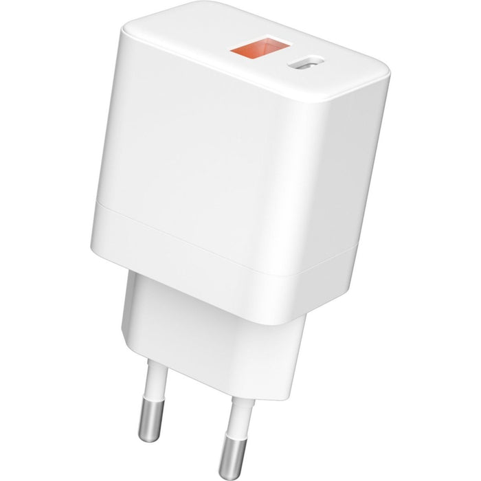 35W Power Adapter USB-C en USB-A - Geschikt voor Apple Oplader - 2 Usb C Poorten - 20W 18W 30W 35W - USB-C Snellader voor Apple Macbook Air, iPhone, iPad, Airpods, Apple Watch - Originele Phreeze Oplader - Opladers - Phreeze