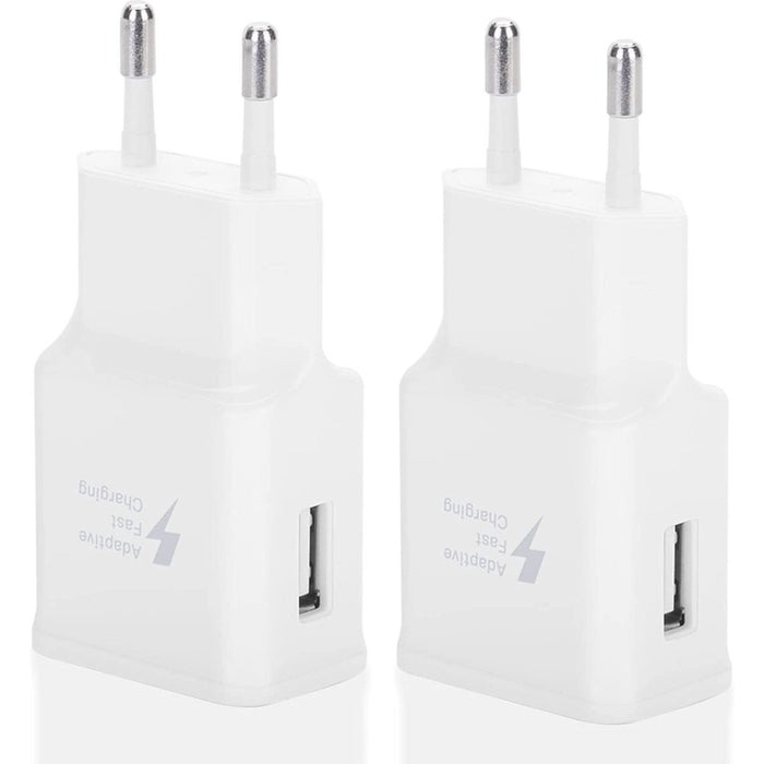 Adaptive Fast Charger - Samsung - 2 Stuks - Snellader Samsung A50/A51/A52/A53, S20,S21,S22 etc. - Opladers - Phreeze