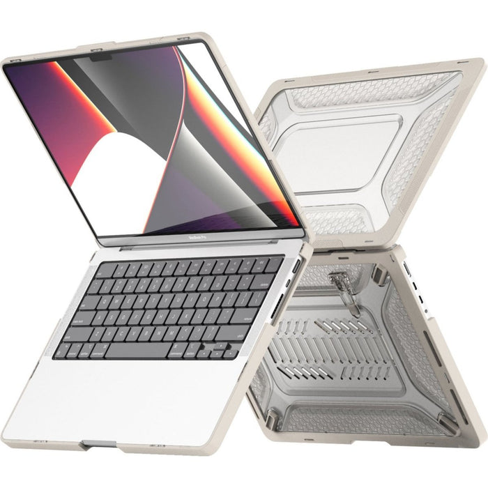 Case voor Macbook Pro 14 inch - Hard Cover Hoes Ultrathin Transparant - Hoesje voor Macbook Pro 14 inch M1 Pro / M1 Max / M2 Pro / M2 Max / 2023 / 2022 / 2021 - MacBook Hardcase - Phreeze