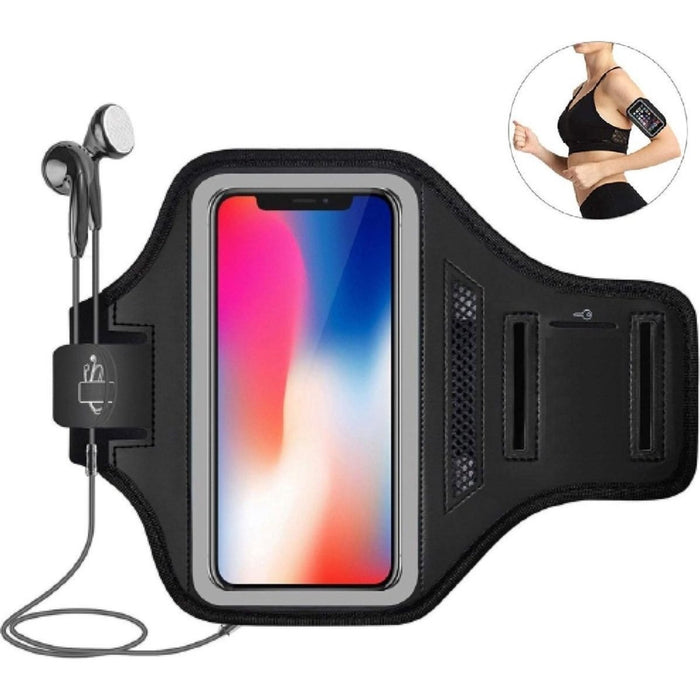 Hardloop telefoonhouder | Polsband | Hardloop armband telefoon | Universeel | Iphone 11 Pro | XS | X | 8 | 7 | 6 | Samsung S8/S9/S10/S8+/S9+/S10+ | Huawei | Hardloop accesoires | Hardlopen | Sport armband | Telefoonhouder - Sport Armbanden - Phreeze