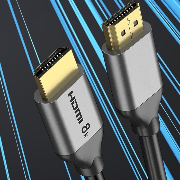 HDMI Kabel 8K - 1.8 Meter - HDMI Kabel 2.1 - Ultra HD 8K + 4K 120hz - HDMI naar HDMI Kabel - 8K HDMI Kabel - Ondersteunt alle oudere HDMI versies zoals 4K - Geschikt voor PS5, XBOX - Accessoires - 3D, Dynamic HDR, ARC, eARC, VRR, QMS, QFT, ALLM - Audio & Video - Phreeze