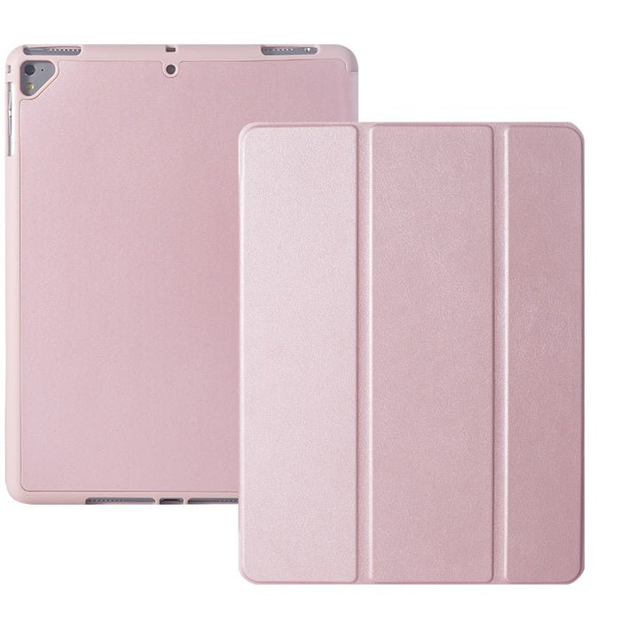 iPad 4 hoes - iPad 3 hoesje - Roze Goud - iPad 4 case met Pencil Vakje - Smart Folio Cover voor de Apple iPad 9.7 2/3/4 (2012,2013,2014) - Tablet Hoezen - CoverMore