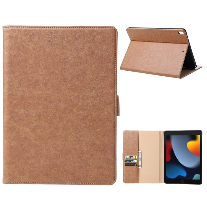 iPad Air 3 10.5 Hoes - Vegan Leer - Premium Hoesje Case Cover voor de Apple iPad Air 3e Generatie 10.5 2019 - Bruin