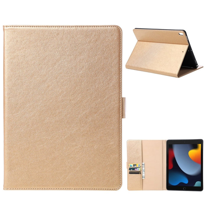iPad Air 3 10.5 Hoes - Vegan Leer - Premium Hoesje Case Cover voor de Apple iPad Air 3e Generatie 10.5 2019 - Goud