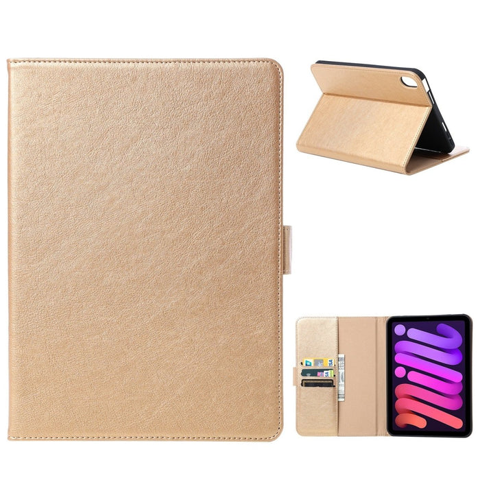 iPad Mini 6 2021 (8.3 inch) Hoes Goud - Premium Vegan Leer - Apple iPad Mini 2021 Case - Luxe iPad Mini 6 Cover