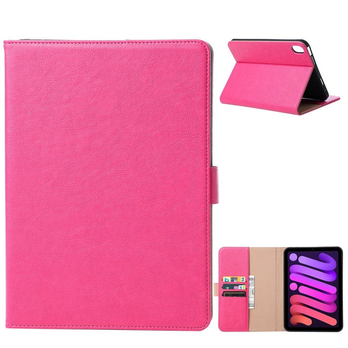 iPad Mini 6 2021 (8.3 inch) Hoes Roze - Premium Vegan Leer - Apple iPad Mini 2021 Case - Luxe iPad Mini 6 Cover
