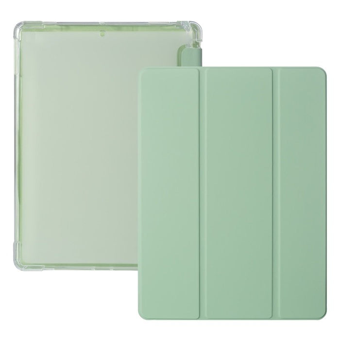 iPad Pro 11 (2021) Hoes - Clear Back Folio iPad Pro Cover Groen met Pencil Vakje - Premium Hoesje Case Cover voor de Apple iPad Pro 3e Generatie 11 2021