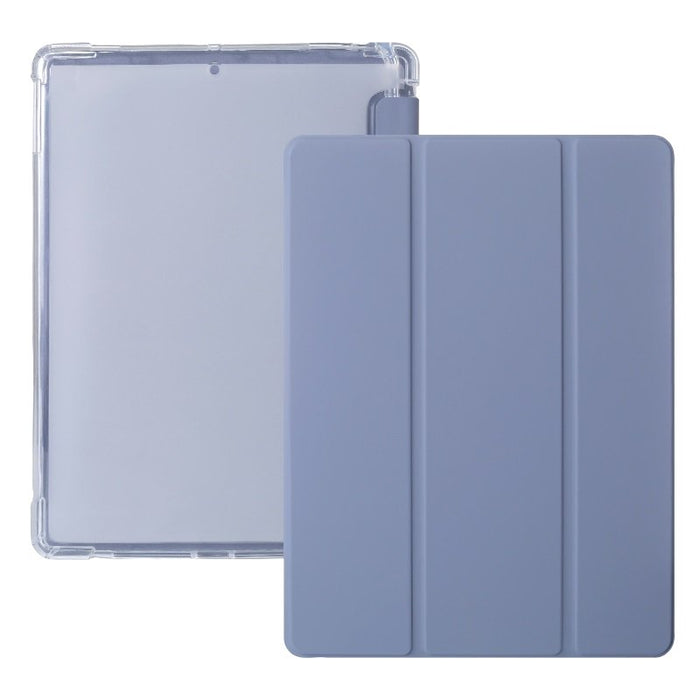 iPad Pro 11 (2021) Hoes - Clear Back Folio iPad Pro Cover Paars met Pencil Vakje - Premium Hoesje Case Cover voor de Apple iPad Pro 3e Generatie 11 2021