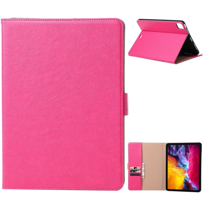 iPad Pro 11 (2021) Hoes - Vegan Leer - Premium Hoesje Case Cover voor de Apple iPad Pro 3e Generatie 11 2021 - Roze