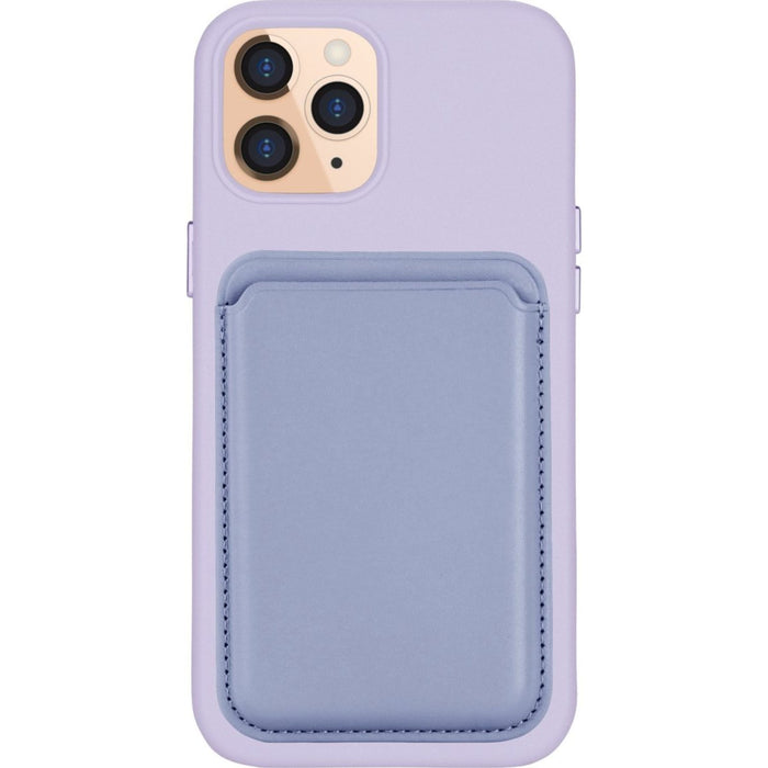 iPhone 12 Pro Max Hoesje + Kaarthouder - Magnetisch - iPhone 12 Pro Max Hoesje Pasjeshouder - iPhone 12 Pro Max Cover Magnetisch - Vegan Leer - Microvezel