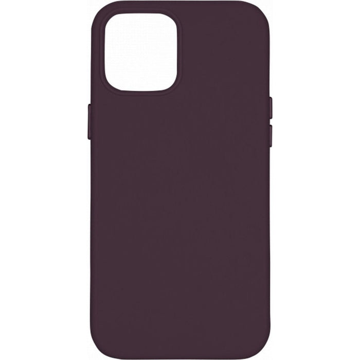 iPhone 12 Pro Max Hoesje - Magnetisch - Donker Paars - iPhone 12 Pro Max Case Magneet - Geschikt voor Apple Magneet - Vegan Leer- MicroFiber - Metalen Knoppen - Military Grade iPhone 12 Pro Max Hoes