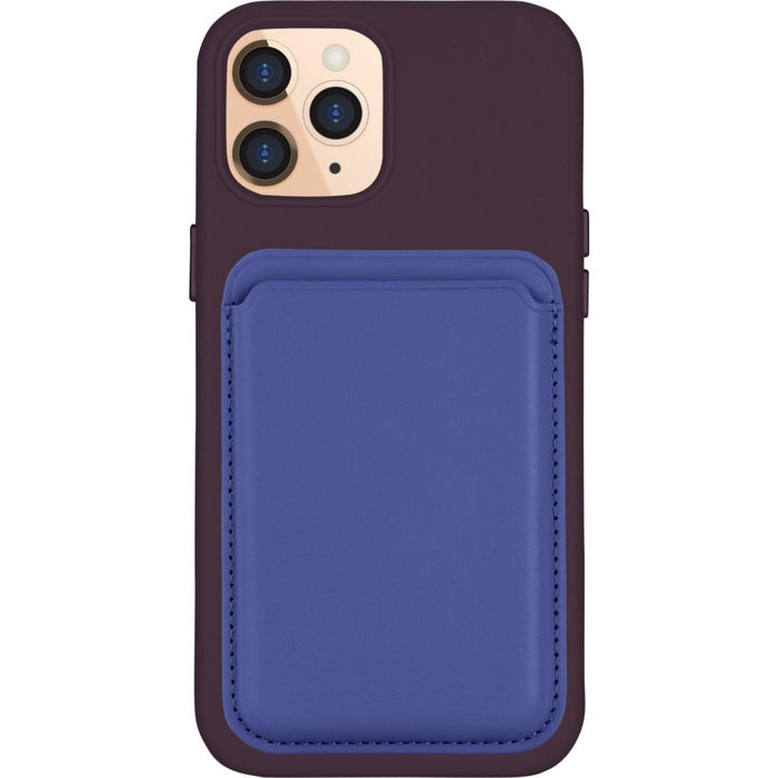 iPhone 13 Hoesje + Kaarthouder - Magnetisch - iPhone 13 Hoesje Pasjeshouder - iPhone 13 Cover Magnetisch - Vegan Leer - Microvezel