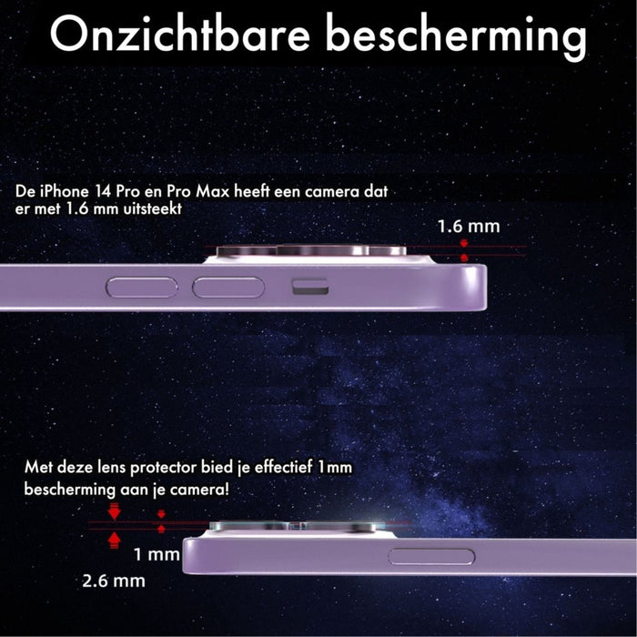 iPhone 14 Pro Camera Lens Protector - 2 Stuks