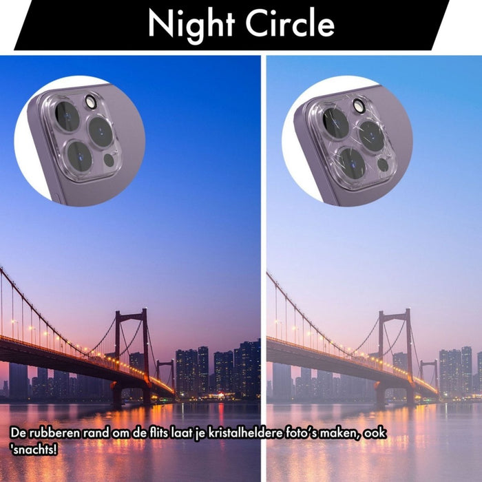 iPhone 14 Pro Camera Lens Protector - Eenvoudige Installatie - Camera Protector iPhone 14 Pro - Gehard Glas - Screenprotector