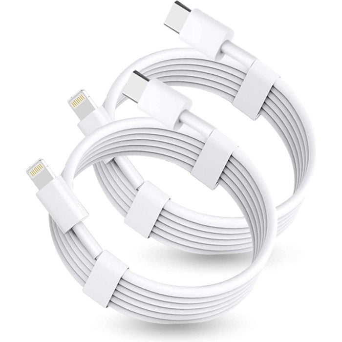 iPhone Kabel - USB kabel naar lightning - 1 meter - 2 Stuks - Geschikt voor Apple iPhone en Apple iPad