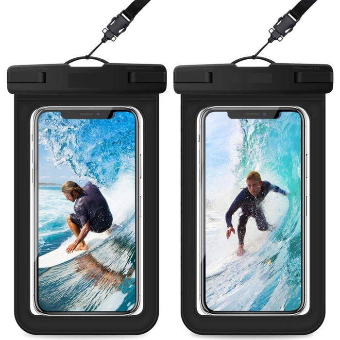 iPhone Waterproof Case / Hoes / Zakje - Geschikt voor iPhone 11 / Xs Max / 12 / 8 Plus / 7 / SE / 2020 - Waterdicht Hoesje voor iPhone met Airbag Functie