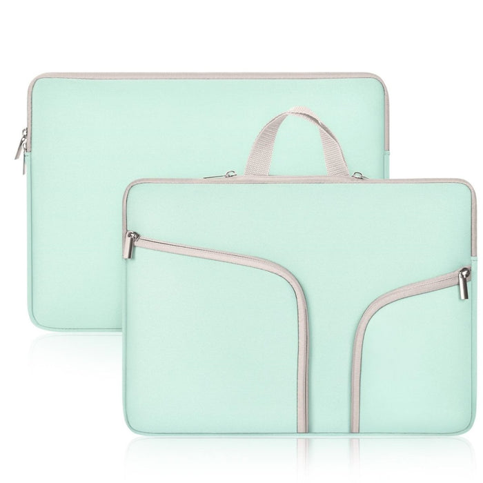 Laptoptas 13 Inch - Sleeve - Laptophoes met Rits en Opbergvak - Laptopsleeve voor Laptops van 13 tot 14.2 inch voor o.a Microsoft Surface Laptop Go/Pro/Chromebook