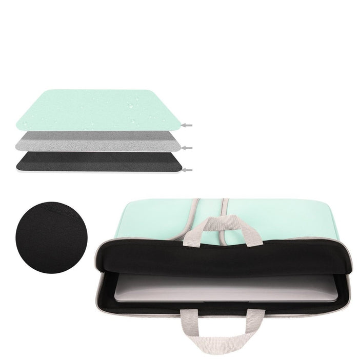 Laptoptas 13 Inch - Sleeve - Laptophoes met Rits en Opbergvak - Laptopsleeve voor Laptops van 13 tot 14.2 inch voor o.a Microsoft Surface Laptop Go/Pro/Chromebook