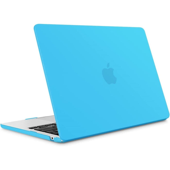 Macbook Air 2022 Hoesje - 13.6 inch - Matte Licht Blauw - MacBook Air (M2 Chip) Case - Cover geschikt voor Apple MacBook Air (A2681)
