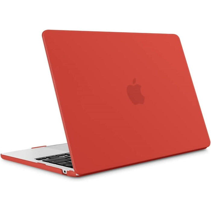 Macbook Air 2022 Hoesje - 13.6 inch - Matte Rood - MacBook Air (M2 Chip) Case - Cover geschikt voor Apple MacBook Air (A2681)