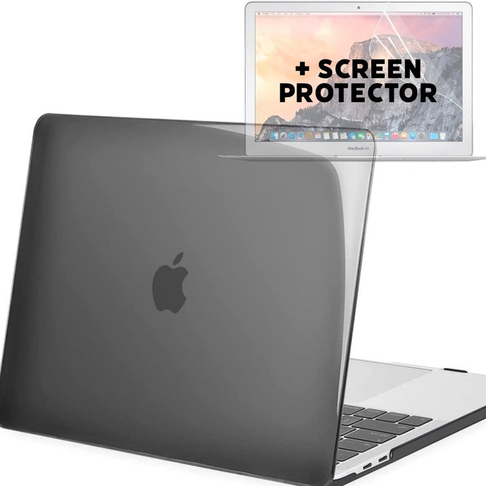 Macbook Air M1 2020/2021 Case met Macbook Air (A2337) Screenprotector - Macbook Air 13,3 inch Cover met Beschermglas - Geschikt voor Macbook Air M1 - Hardcase Beschermhoes Macbook Air A2337