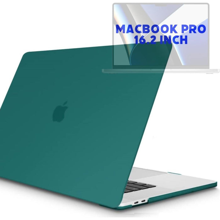 MacBook Pro Hard Case Cover | MacBook Pro 16 Inch (2021) Groen Case | Geschikt voor Apple MacBook Pro 16,2 Inch | Geschikt voor de nieuwste modellen M1 Pro / M1 Max A2485