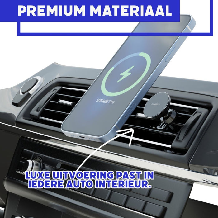 MagSafe Telefoonhouder Auto met Magnetisch Hoesje voor iPhone 7 - Draadloze Snellader Auto met Magneet