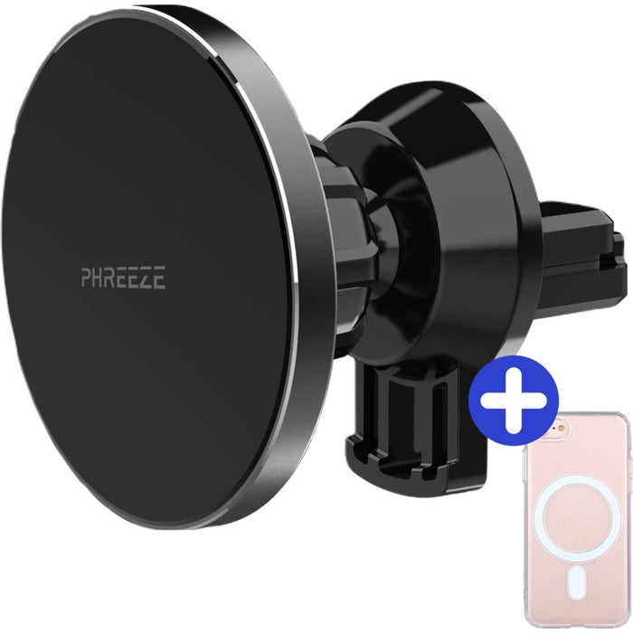 MagSafe Telefoonhouder Auto met Magnetisch Hoesje voor iPhone 8 - Draadloze Snellader Auto met Magneet