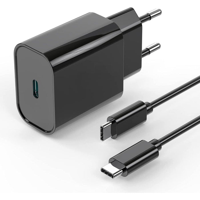 Oplader Samsung - Snellader inclusief Oplaadkabel van 1 meter - Super Fast Charger (25W) - Geschikt voor Samsung Galaxy Z Fold, S22 Ultra, S21 FE, Tab A8, Tab S7 FE etc.