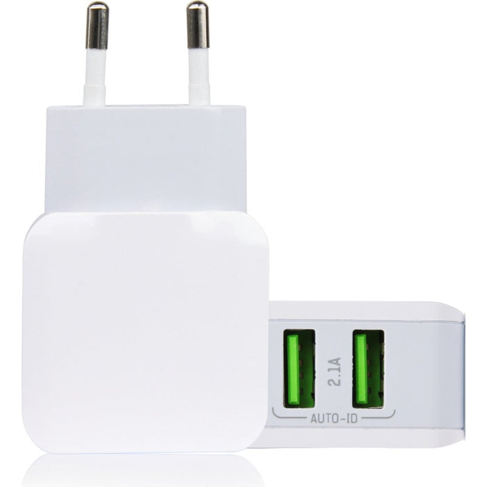 Phreeze 2.1A Duo USB Oplader met Fast Charge - PHR-A2202N