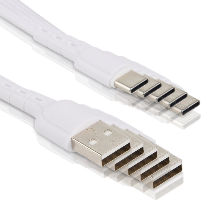 Phreeze 5x USB Type A naar USB Type C kabel 1M 2.4A Quick Charge - Snel laad functie
