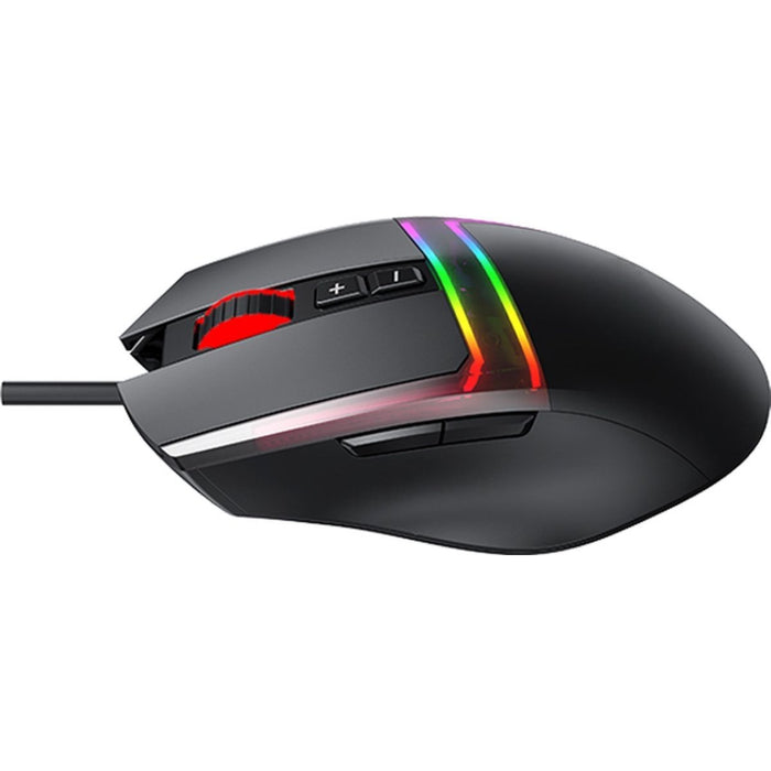 Phreeze Bedrade Gaming Muis - 10000 DPI - RGB Verlichting - Macro Knoppen - 7 Knoppen - MMO/MOBA/FPS - Zwart - Computer - Phreeze