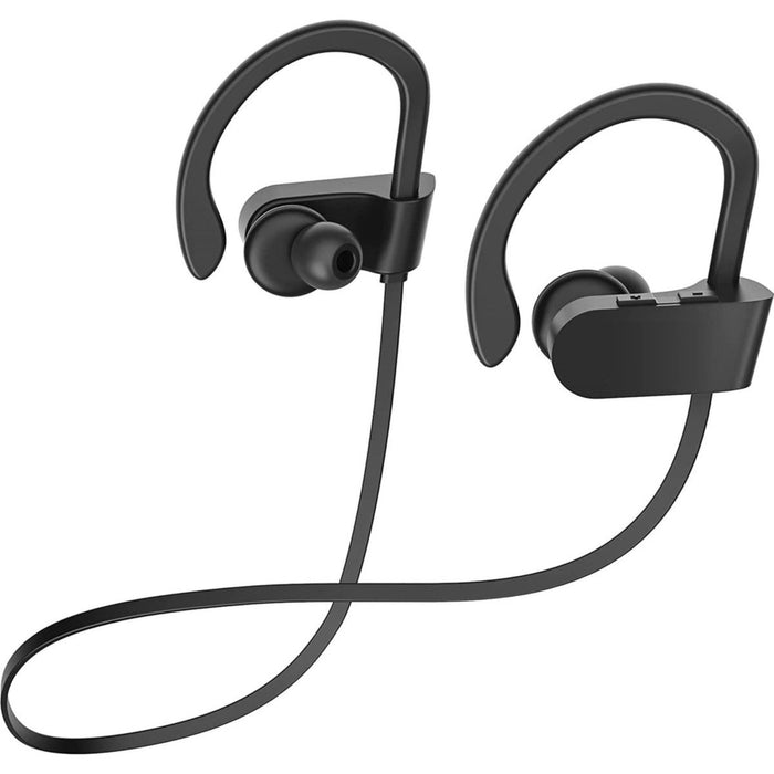 Phreeze BT06 Draadloze Sport Oordopjes - Hardloop Oordopjes - Sport Oortjes - Sportoortjes - Oordopjes Bluetooth - Hardlopen - Stevige Oorbevestiging met Haakjes - Krachtige Bass - Waterdicht IPX8 - Sport Oordopjes - Voor Apple en Android.