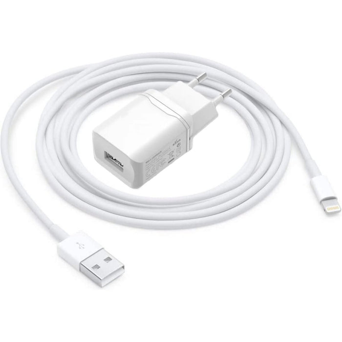 Phreeze iPad Oplader + iPad Kabel 3 Meter - Gecertificeerde Oplaadstekker Blok Adapter voor Apple iPad Air , iPad 10.2 en iPad 2017/2018