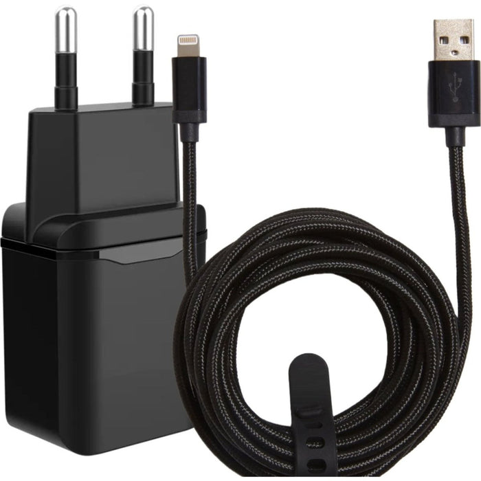 Phreeze® iPad Oplader + iPad Kabel 3 Meter - Gecertificeerde Oplaadstekker Blok Adapter voor Apple iPad Air , iPad 10.2 en iPad 2017/2018
