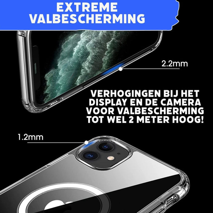 Phreeze™ iPhone 11 Pro Hoesje Doorzichtig - iPhone 11 Pro UltraHD Transparant Hoesje met Magneet Cirkel - Geschikt voor Apple iPhone 11 Pro