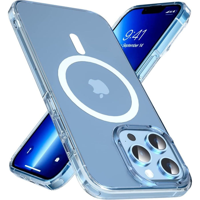 Phreeze™ iPhone 13 Pro Max Hoesje Doorzichtig - iPhone 13 Pro Max UltraHD Transparant Hoesje met Magneet Cirkel - Geschikt voor Apple iPhone 13 Pro Max