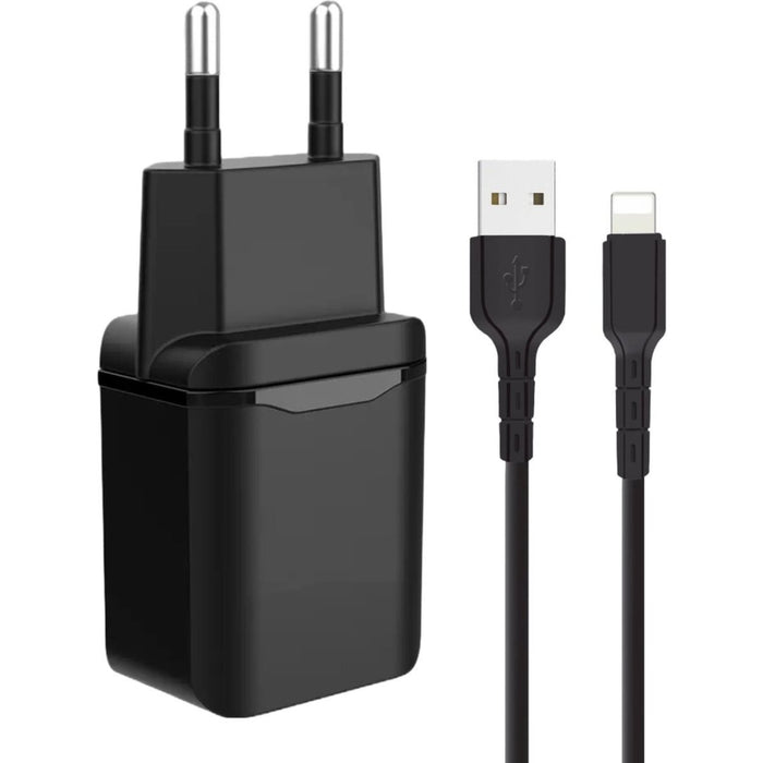 Phreeze® iPhone USB stekker + iPhone Kabel - Universele USB Oplader - Geschikt voor Apple iPhone 13 PRO/13/12/11/11 PRO/ XS/ XR/ X/ iPhone 8/ 8 Plus/ iPhone SE - Adapter