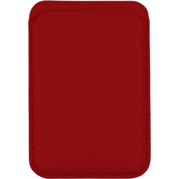 Phreeze Pasjeshouder - Kaarthouder - Magnetisch - Apple iPhone 12 en 13 serie - Rood - 100% Veilig Design - RFID bescherming - Vegan Leer - Kaarthouder Magneet - iPhone Magneet