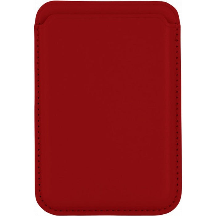 Phreeze Pasjeshouder - Kaarthouder - Magnetisch - Apple iPhone 12 en 13 serie - Rood - 100% Veilig Design - RFID bescherming - Vegan Leer - Kaarthouder Magneet - iPhone Magneet