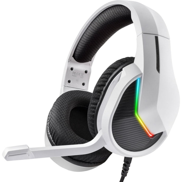 Phreeze™ Pro Game Headset met Microfoon - Wit - Koptelefoon met Draad - RGB Gaming Headset voor PC, PS4, PS5, Nintendo Switch - Hoofdtelefoon Kawaii