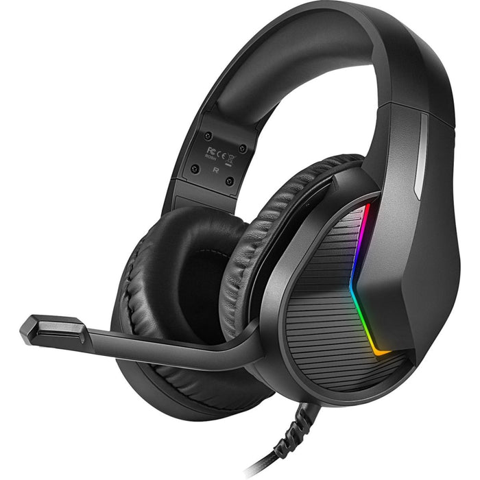 Phreeze™ Pro Game Headset met Microfoon - Zwart - 2022 Versie - LED Koptelefoon met Draad - RGB Gaming Headset voor PC, PS4, PS5, Nintendo Switch