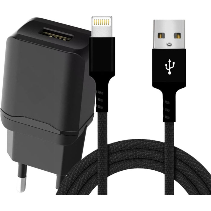 Phreeze® USB iPhone Adapter + USB Lightning Kabel - Milieuvriendelijk - Gecertificeerd - Geschikt voor Apple iPad 2017/2018/10.2 en iPhone XS/XR/10/8/7/SE