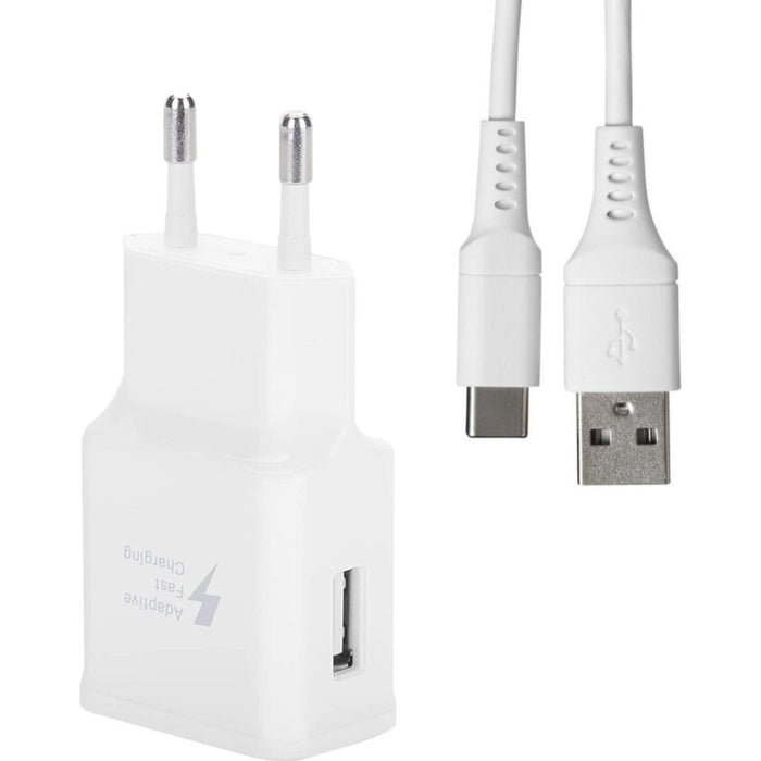 Premium Fast Charger Samsung + Extra Sterke USB-C Kabel - Snellader - Voor Samsung A51/A52/A53/A71/A72/A73/A11/A12/A13 etc.