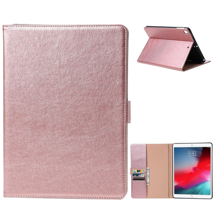 Premium iPad 2018/2017/Air 2/ Air Hoes - Luxe iPad Hoesje - Vegan Lederen Cover voor iPad Air & Air 2 - Book Case voor iPad 5e en 6e Generatie - Premium Tablethoes voor Apple iPad 9.7 - Rose Goud