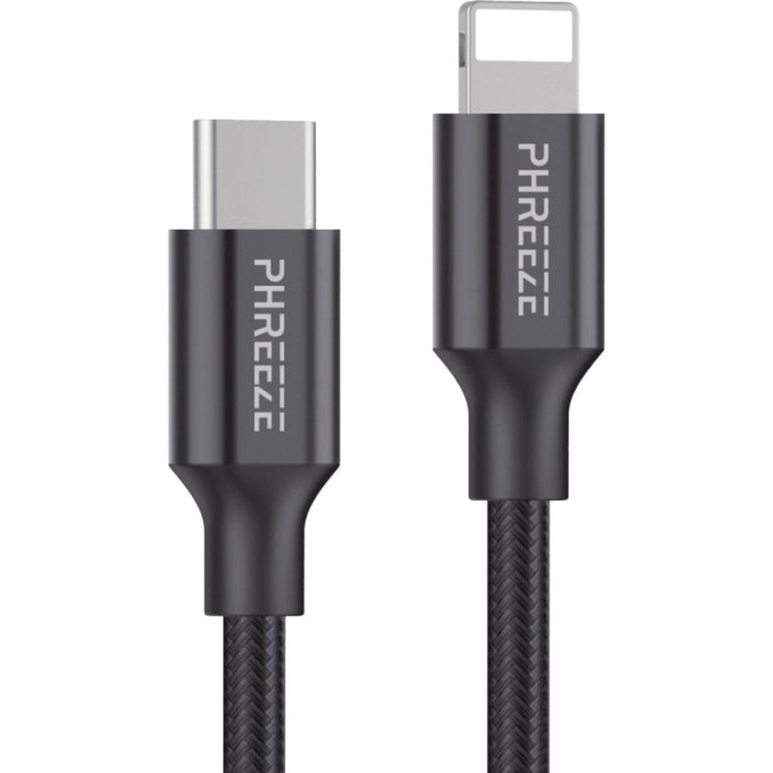 Premium Lightning USB-C Kabel 1 Meter - Nylon Gevlochten - Extra Sterk - 20W Power Delivery -iPhone oplader - iPhone kabel - iPhone oplaadkabel - iPhone snoertje - iPhone snoertje - Lightning USB Kabel - Opladerkabel - USB-C Oplader