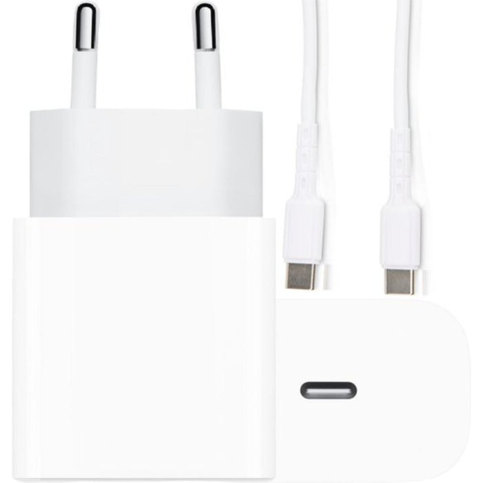 Premium USB-C Snellader met USB-C naar USB-C Kabel - Adapter met Power Delivery 3.0 voor S8, S9, S10, S21, S22 Plus Ultra