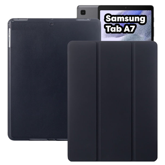 Samsung Tab A7 Hoes - Zwart Smart Folio met Samsung S Pen Vakje - Samsung Galaxy Tab A7 2020 Cover - Samsung Galaxy Tab A7 Hoesje