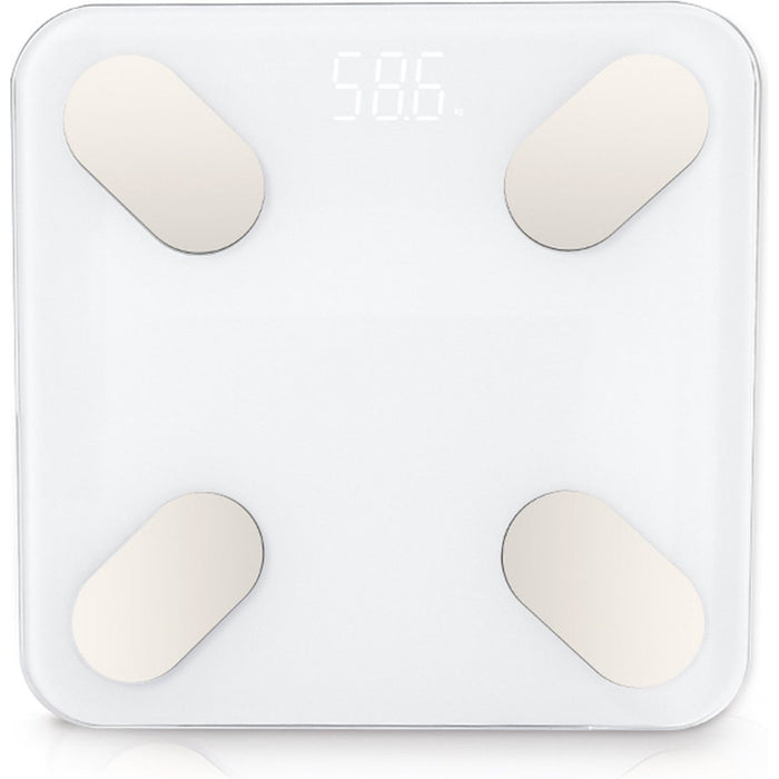 Slimme Personenweegschaal met Volledig Lichaamsanalyse en Vetpercentage - Digitale Bluetooth Weegschaal met App - Beste Koop